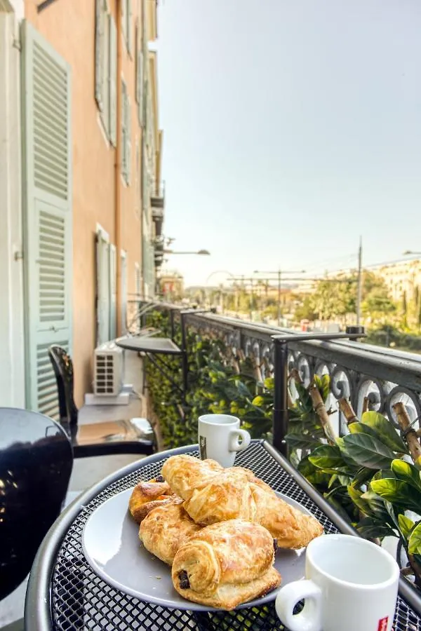 Le Jean Jaures - Refait A Neuf, Lumineux, Long Balcon, Jolie Vue, Wifi, Coeur Vieux-Nice Apartamento