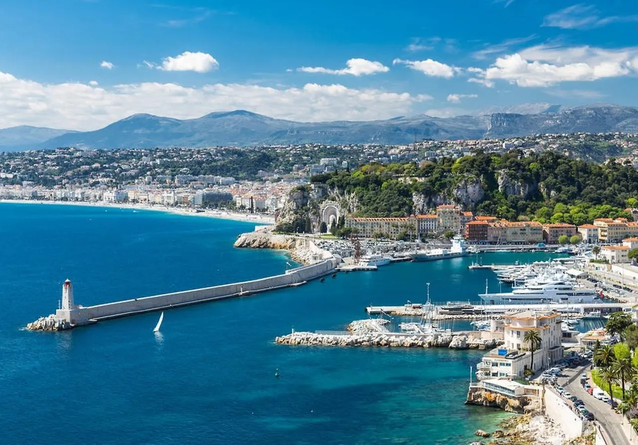Apartmán Le Jean Jaures - Refait A Neuf, Lumineux, Long Balcon, Jolie Vue, Wifi, Coeur Vieux-Nice 0*, Nice