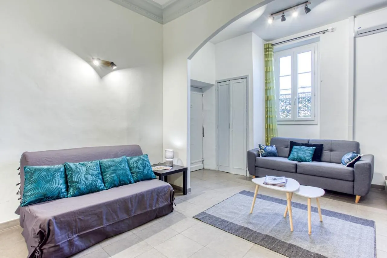 Le Jean Jaures - Refait A Neuf, Lumineux, Long Balcon, Jolie Vue, Wifi, Coeur Vieux-Nice Apartment 0*, Nice